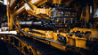 © Pakorn - A closeup of constructiongrade hydraulic machinery at work, focusing on power and precision in heavy equipment