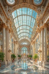 Wall Mural - Explore the Smithsonian museums for their architectural beauty and cultural richness. 