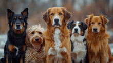 Group Of Dogs