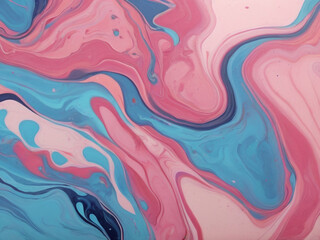 Poster -  Abstract marbling oil