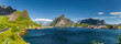 Ansicht von Reine auf den Lofoten in Norwegen