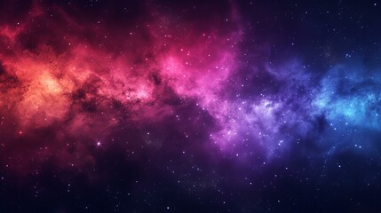 amazing space background with colorful nebula and stars