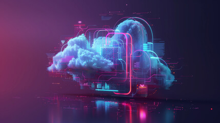 Poster -  cloud-native applications, developed and optimized specifically for cloud environments, leveraging microservices architecture and containerization.