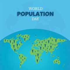  world population post  peoples and earth vector file 