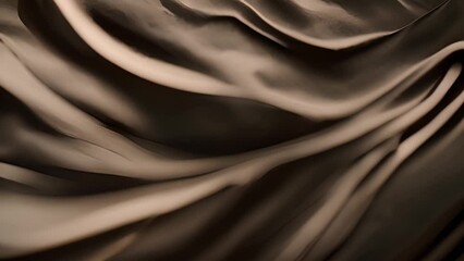 Poster - Monochrome Shot of Folded Cloth Generative AI