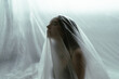 © kinomaster - Surreal Portrait of a Woman Enveloped in a Sheer Veil