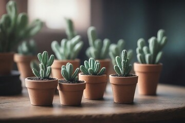 Wall Mural - cactus in a pot