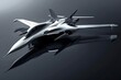 © Lucija - sleek futuristic fighter jet concept advanced military aircraft design aerospace technology illustration