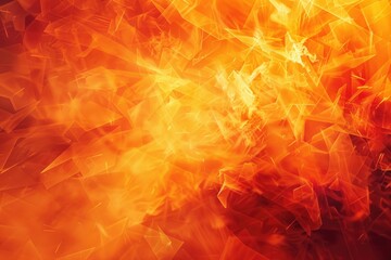 Poster - Close up view of fire with blurry background. Ideal for adding warmth and energy to your design projects