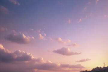 Canvas Print - sunset in the sky