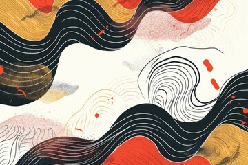 Poster - A beautiful painting of a wave, perfect for art lovers