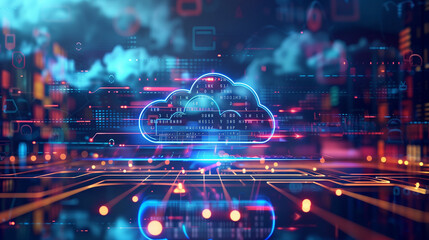 Poster -  cloud-based continuous integration and continuous delivery (CI/CD), with automated pipelines facilitating the rapid and reliable deployment of software applications. 