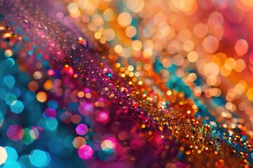 Poster - Vibrant and detailed close-up of a colorful background, perfect for graphic design projects