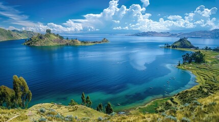 Wall Mural - Lake Titicaca: Mystical Waters