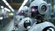 Robots replacing workers in abandoned factories foreshadows future of manufacturing. Concept Business Innovations, Future of Manufacturing, Robotics in Industry, Impact of Automation