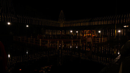 Temple at night 