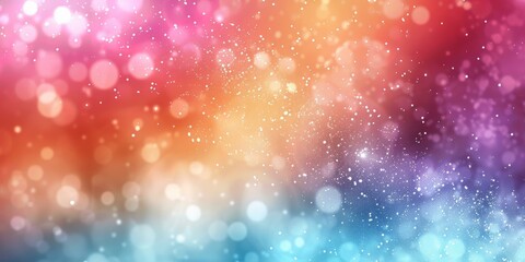 Colorful bokeh background with shiny lights