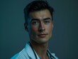 © duyina1990 - Portrait of a male doctor wearing a white coat and stethoscope