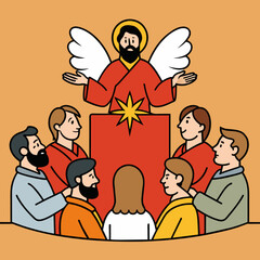 Wall Mural - Pentecost