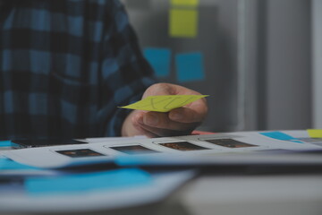 ux graphic designer creative sketch planning application process development prototype wireframe for