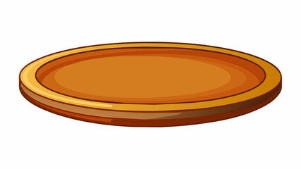 Poster - A disk can also refer to a round flat piece of pottery used for eating or displaying food. It has a smooth glazed surface and can be found in. Cartoon Vector