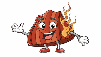 Aufkleber - A hearty smoky brisket cooked low and slow until it practically melts in your mouth. As you take a bite the tender meat pulls apart easily revealing a. Cartoon Vector