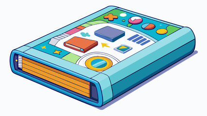 Poster - A large flat object with a glossy cover filled with colorful graphics engaging stories and indepth analyses purchased at newsstands or found in public. Cartoon Vector