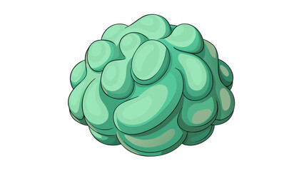 Aufkleber - An organic form with curved irregular shapes and no distinct edges or corners. It has a soft malleable appearance and looks as if it was formed by. Cartoon Vector