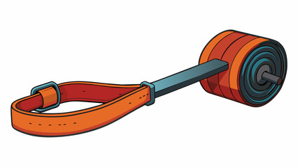 Aufkleber - A single lifting s designed specifically for deadlifts with a wide neoprene pad for extra cushioning and a secure grip. The s has a long adjustable. Cartoon Vector