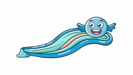 Poster - A soft and gentle voice that flowed like a gentle stream its words soothing and comforting to the ears. It was filled with compassion and warmth. Cartoon Vector