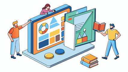 Poster - A study on book cover designs Researchers analyze the design elements of book covers such as font color and imagery to determine which combination is. Cartoon Vector