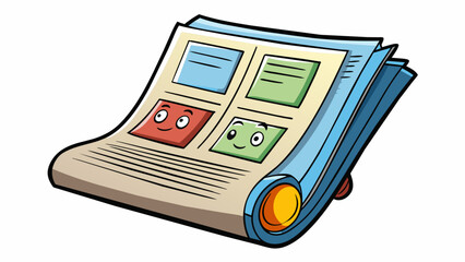 Poster - A traditional form of media using a combination of words and visual elements to inform educate and entertain readers often utilized for its. Cartoon Vector