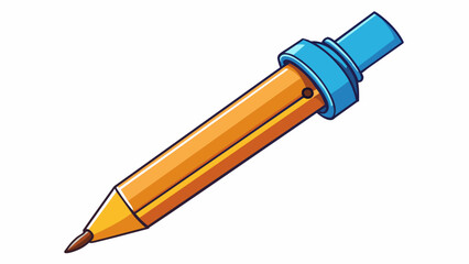 Fototapete - Definitions can describe the function of an object like a pen being a writing tool with a pointed tip that dispenses ink for marking on paper.. Cartoon Vector