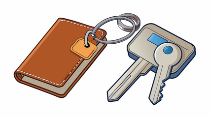 Poster - Finding My Keys After frantically searching through my bag I finally found my keys wedged between my notebook and wallet. They were silver and. Cartoon Vector