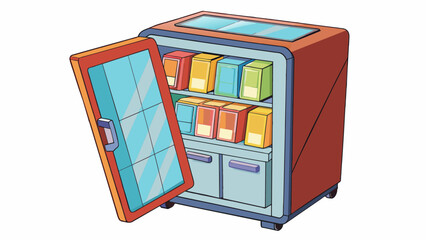 Aufkleber - Freezing Freezing is a od of preservation that involves lowering the temperature of food to below freezing point to prevent bacterial growth. This is. Cartoon Vector