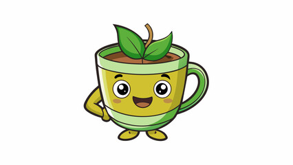 Poster -  Let the tea steep for a few minutes depending on how strong you prefer it.. Cartoon Vector