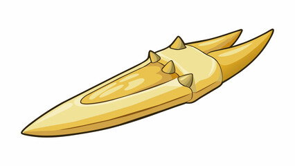 Fototapete - The fourth tooth is a small coneshaped object that is sharp and pointed at the tip. It is used for piercing and through tough foods and is typically. Cartoon Vector