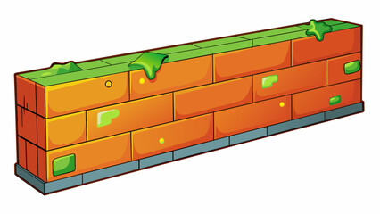 Poster - When applying a coat of paint to a wall sealing is necessary to protect the surface and make it more durable. This is done by sealing the paint with a. Cartoon Vector