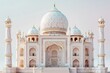 3d illustrations of ancient indian mughal architecture design