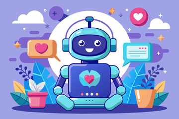Aufkleber - personal AI companion that offers emotional support and advice