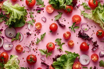 Assorted Vegetables Displayed on Table