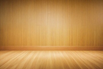 empty room with wooden floor