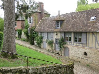 Canvas Print - Gerberoy, Oise, Hauts de France, France, Plus beaux villages de France