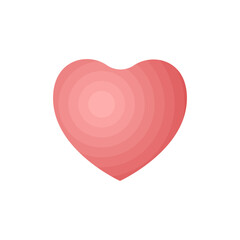 Poster - Red heart with halftone vector. Red heart icon. Love logo. Valentine's day vector. Heart icon love symbol. Vector illustration.