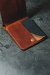 Handmade genuine leather wallet. Leather products. Wallet for cash