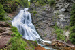 Amazing view of Bride's Veil / Valul Miresei Waterfall.