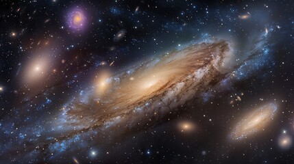 the andromeda galaxy, also known as m31, is a spiral galaxy approximately 25 million light-years fro