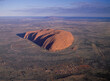 Northern Territory ,Ayers rock , yulara from the air.