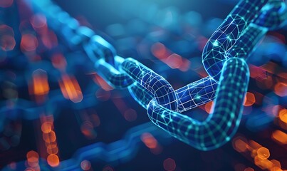 Poster - Portray the fusion of traditional assets with blockchain technology