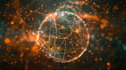 circular technology background